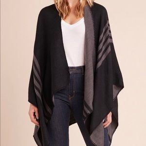 Black and grey bb Dakota shawl